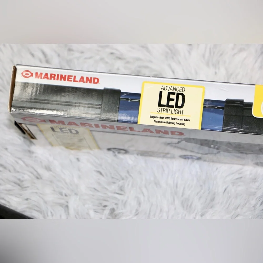 Marineland LED Aquarium Light 18” Strip Bright Output Fish Tank Light New